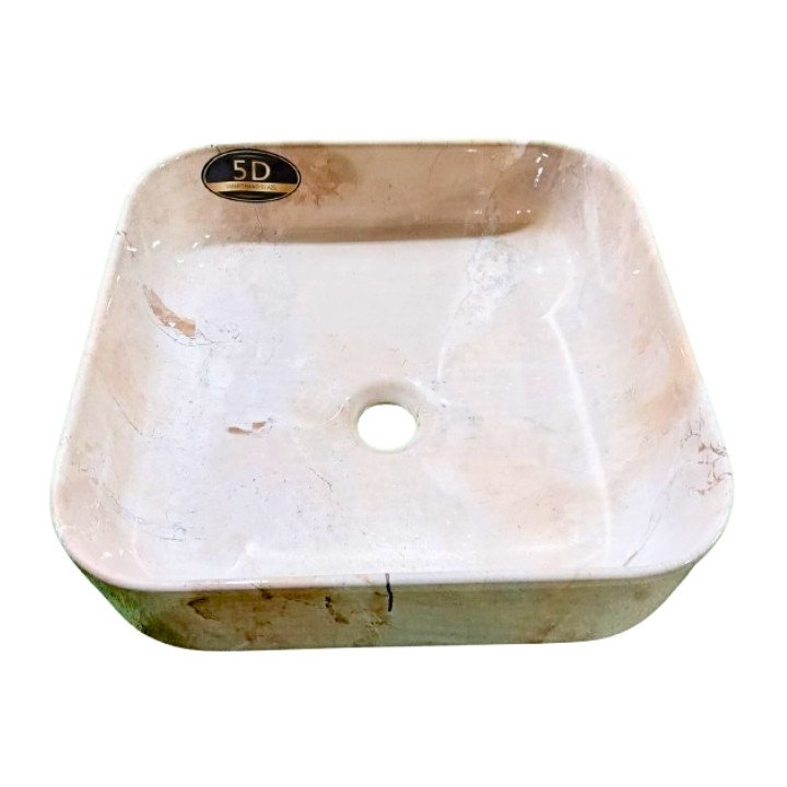 418-3 Premium Quality Marble Counter Top Basin