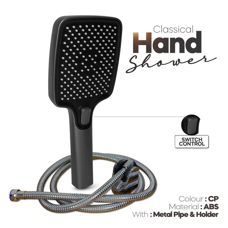 Classical High Pressure Hand Shower- ABS Body