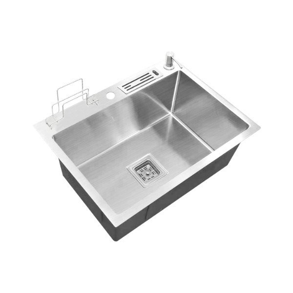 5545A 22"X18"X9" INCH HIGH QUALITY MODERN STAINLESS STEEL HANDMADE BOWL SINK