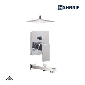 ½” SHOWER MIXER FULL SET SHARIF-LUCID-7303-12