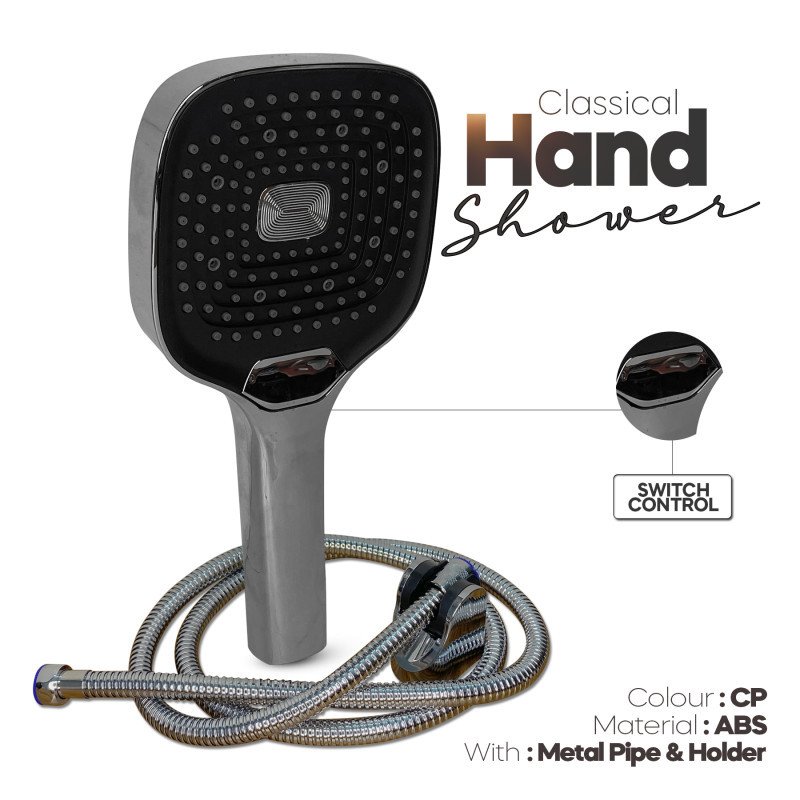 Classical High Pressure Hand Shower- ABS Body