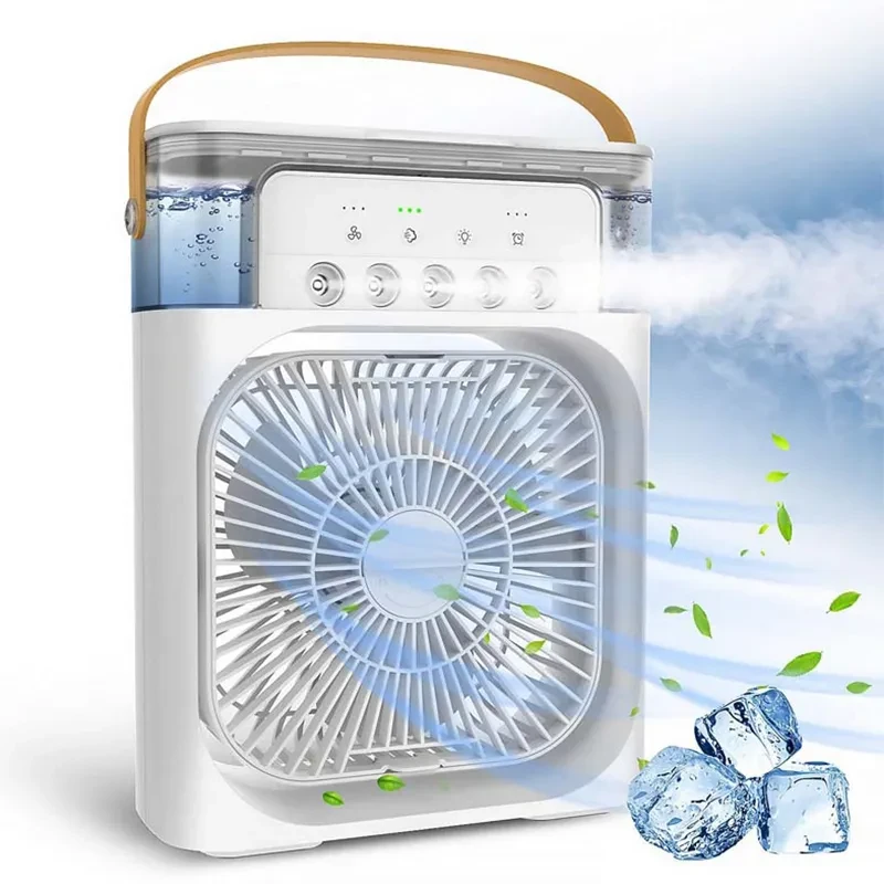 Portable USB Air Cooler Fan with Mist Flow