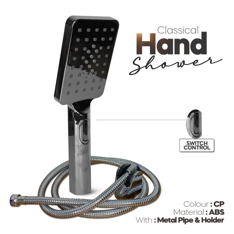 Classical High Pressure Hand Shower- ABS Body