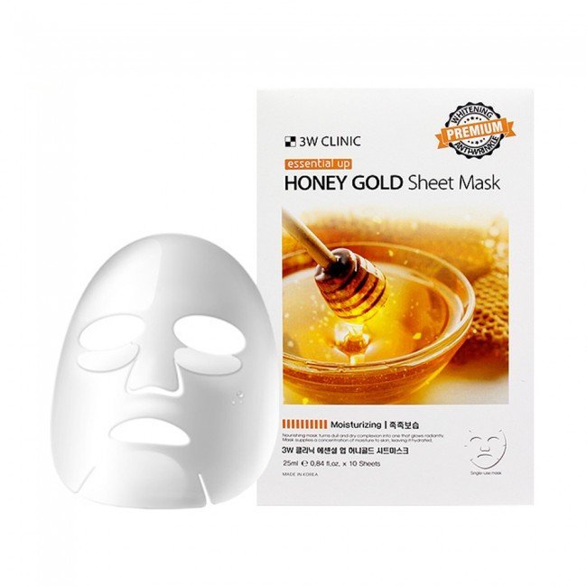 3W Clinic Essential Up Honey Gold Sheet Mask