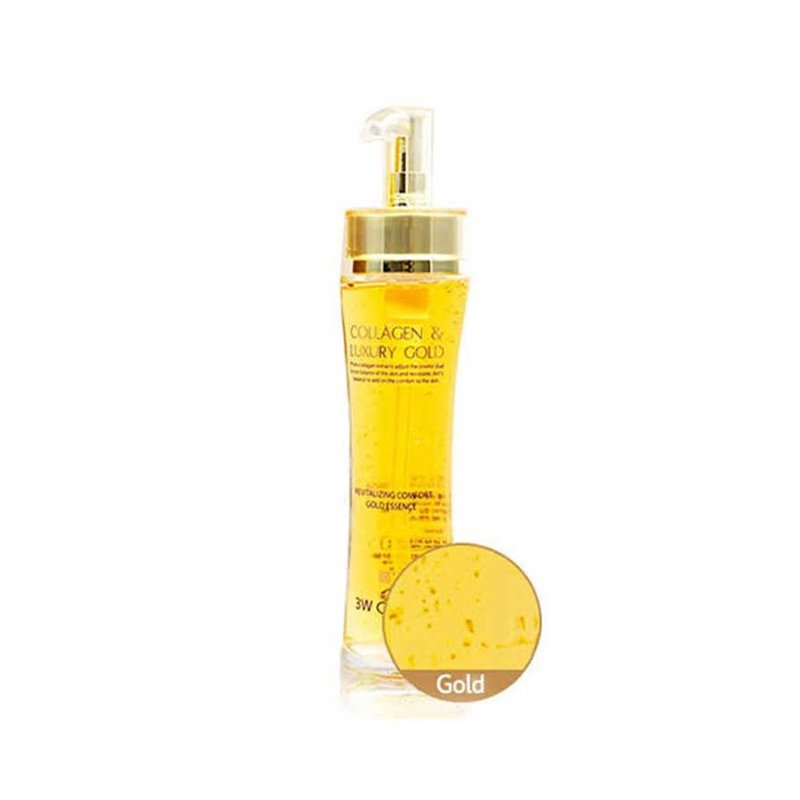 3W Clinic collagen and luxury revitalizing comfort 24K gold essence