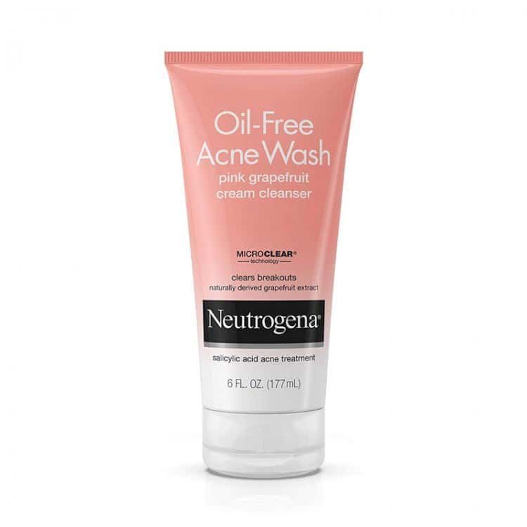 Neutrogena Oil Free Acne Wash Pink Grapefruit Cream Cleanser