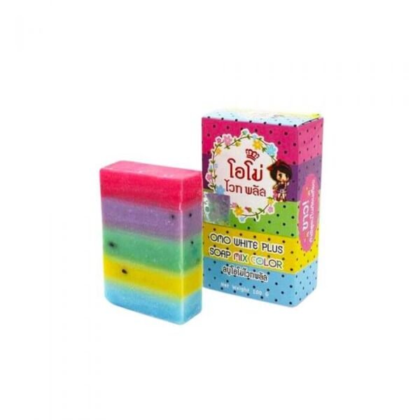 Omo White Plus Soap 5 Colored Mix - Thailand - Image 3