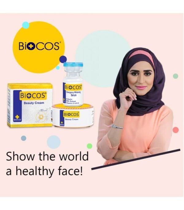 Biocos Emergency Whitening Cream and Serum Combo