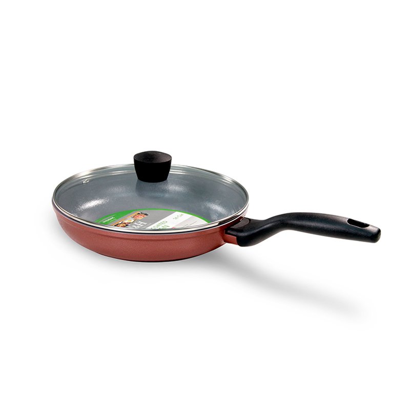 H&H Ceramic Coated Non-Stick Fry pan 24cm With lid