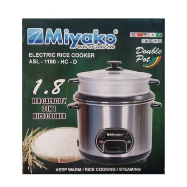 Miyako Rice cooker 1.8Liter