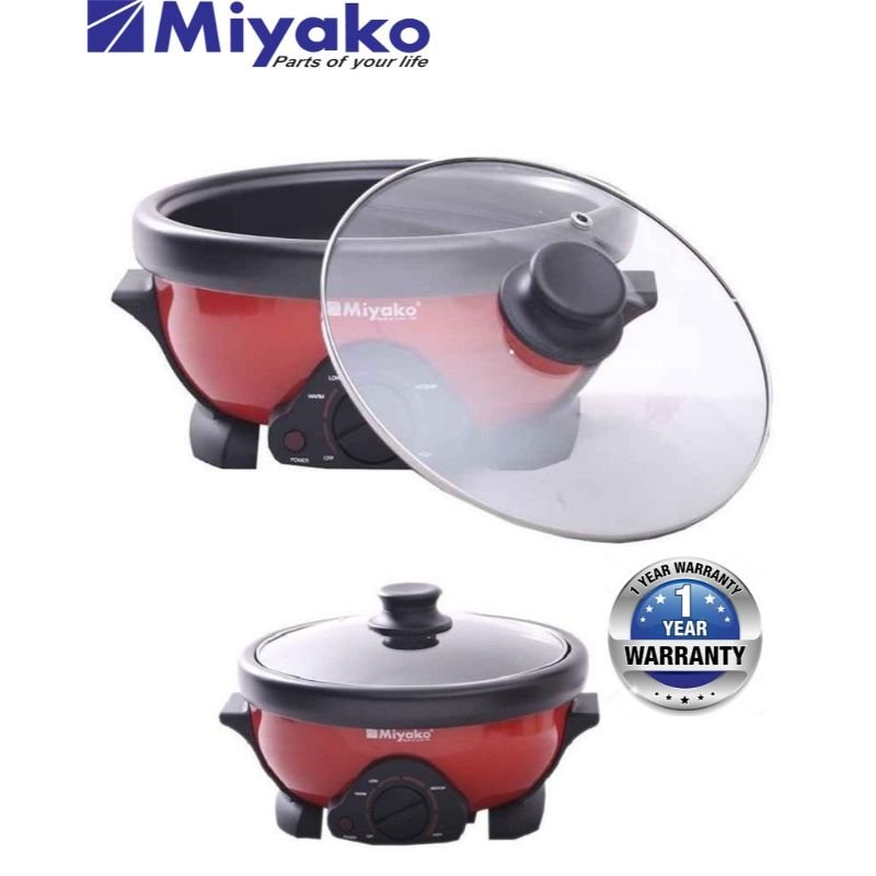 Miyako Electric Multi Cooker with Lid, MC-500D.