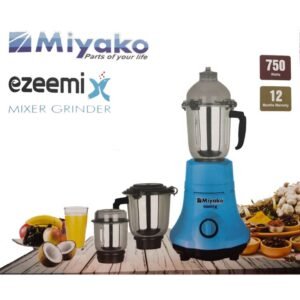 Miyako Sparco Mixer Grinder/ 3 IN 1 Stainless Steel Jar Blender, (750w)