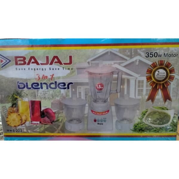 Bajaj 3 In 1 Blender 350 Watt