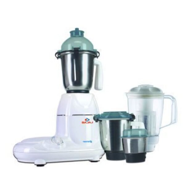 Bajaj Twister Deluxe 750-Watt Mixer Grinder with 3 Jars (white)