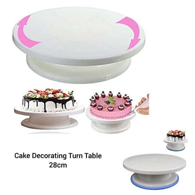 Cake Decorating Heavy Turn Table 28cm – White