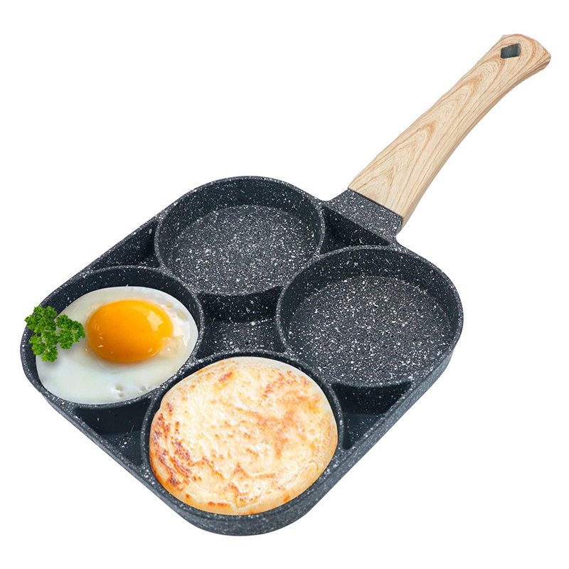 Egg Frying Pan Nonstick Pancake Pans 4-Cups cookware Pancake,Omelette Pan Aluminium Alloy Egg cooker