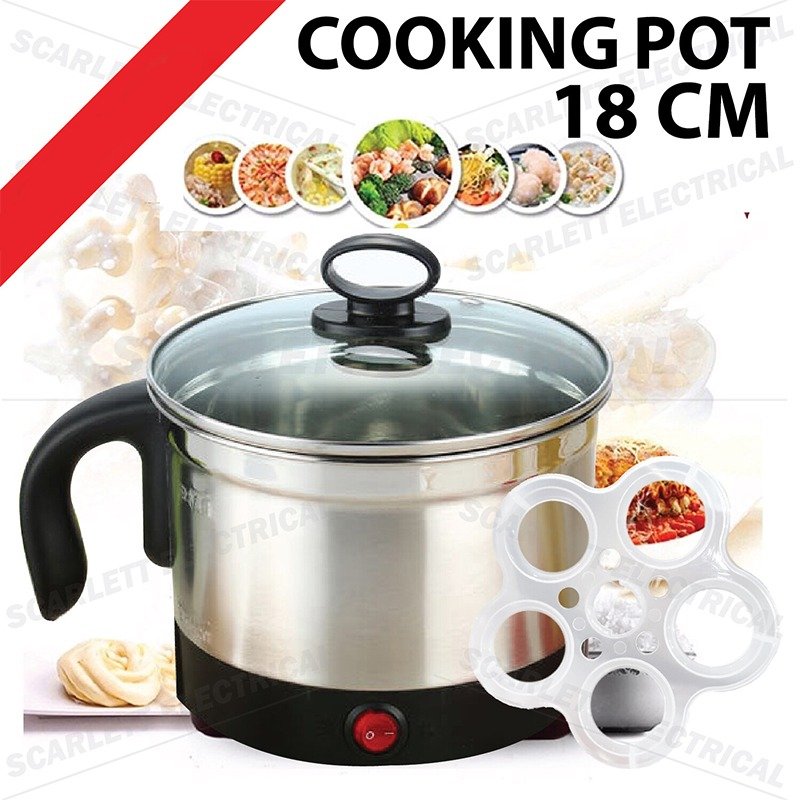 Mini Electric Cooking Pot And Egg 18cm