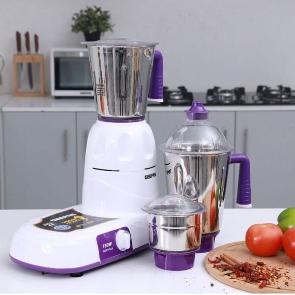 GEEPAS 3 IN 1 MIXER & GRINDER GSB5081N - 750W