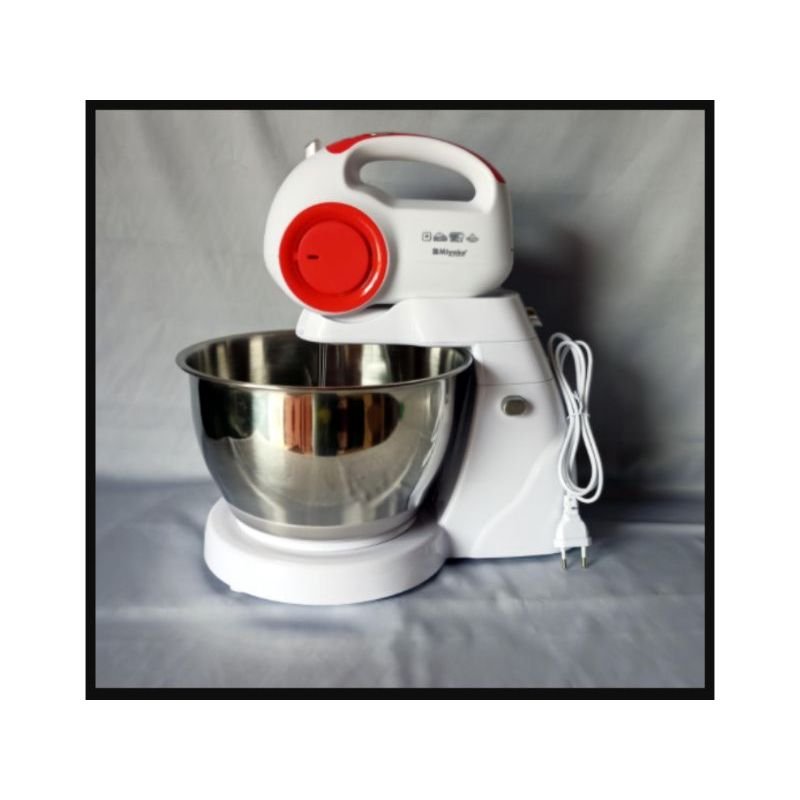 Miyako EGG Beater & Stand Mixer 400 Watt with 4 Liter SS Bowl MF-216