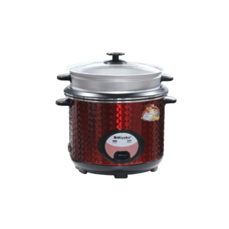 Miyako Rice Cooker (2.8 Ltr) ASL-28-HC-DMD-RED