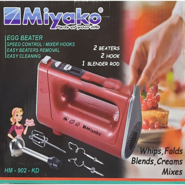 Miyako Egg Beater & Hand Blender HM-902-KD