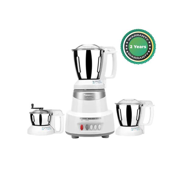 Panasonic MX-AV325 Mixer Grinder (3 in 1) Marbel Silver