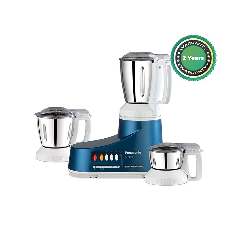 Panasonic MX-AC400 Mixer Grinder (4 in 1) Blue