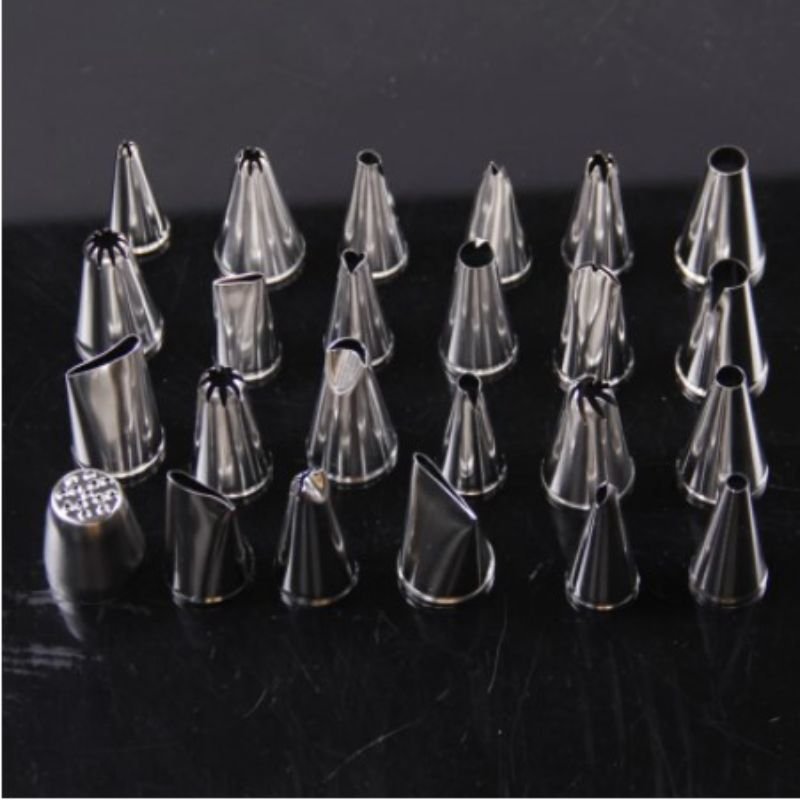 Cake decorating icing nozzles 24 icing nozzles flower tips cake decoration mouth cream icing device