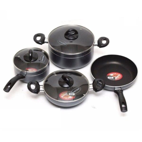 Kiam Non Stick 7 Pieces Cookware Set With Induction Bottom