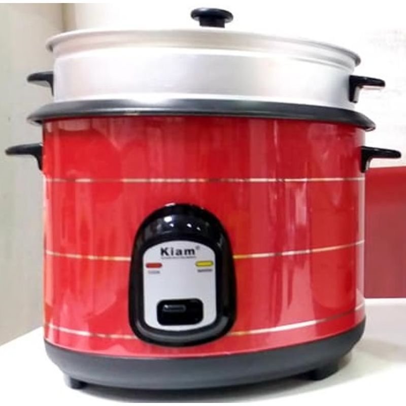 Kiam Rice Cooker 2.8 L kiam-604 (Single Pot non stick)