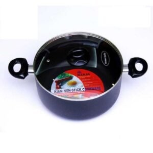 Kiam Non Stick 28 CM Casserole - Black