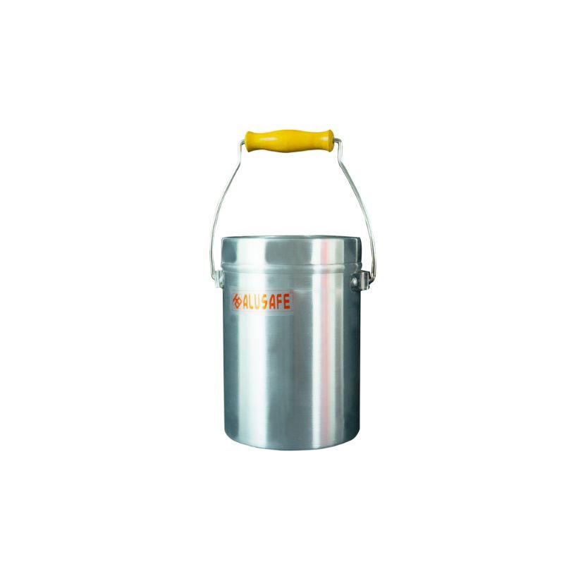 Alusafe Aluminium Carry Pot With Lid 18 cm ( 2.5 KG appx) ASCP-7202