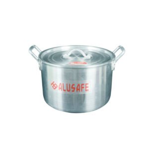 Alusafe Aluminium Sp.Casseroll With Lid 27 cm ( 1.5 KG appx) ASCH-4803