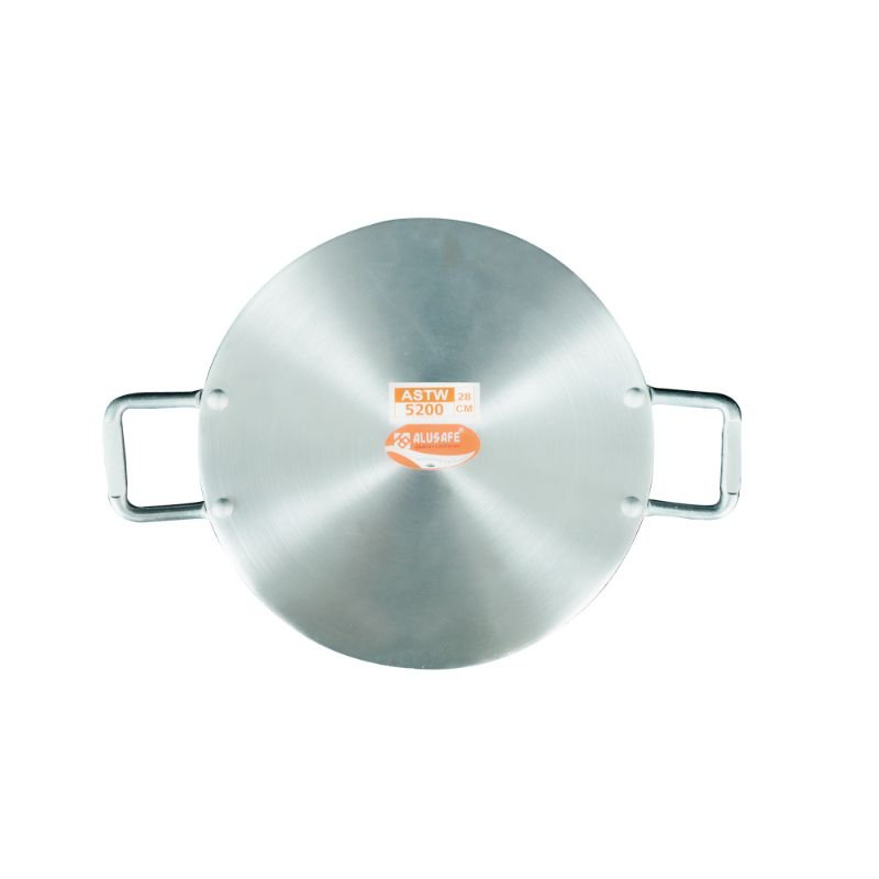 Alusafe Aluminium Short Handle Tawa 28 cm ASTW-5200