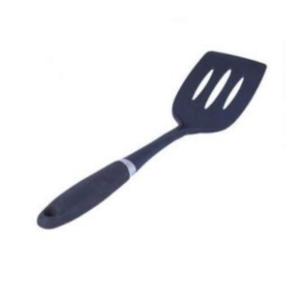 Silicone Non Stick Spoon/Spatula Cookware Classic Colander Spoon - Black