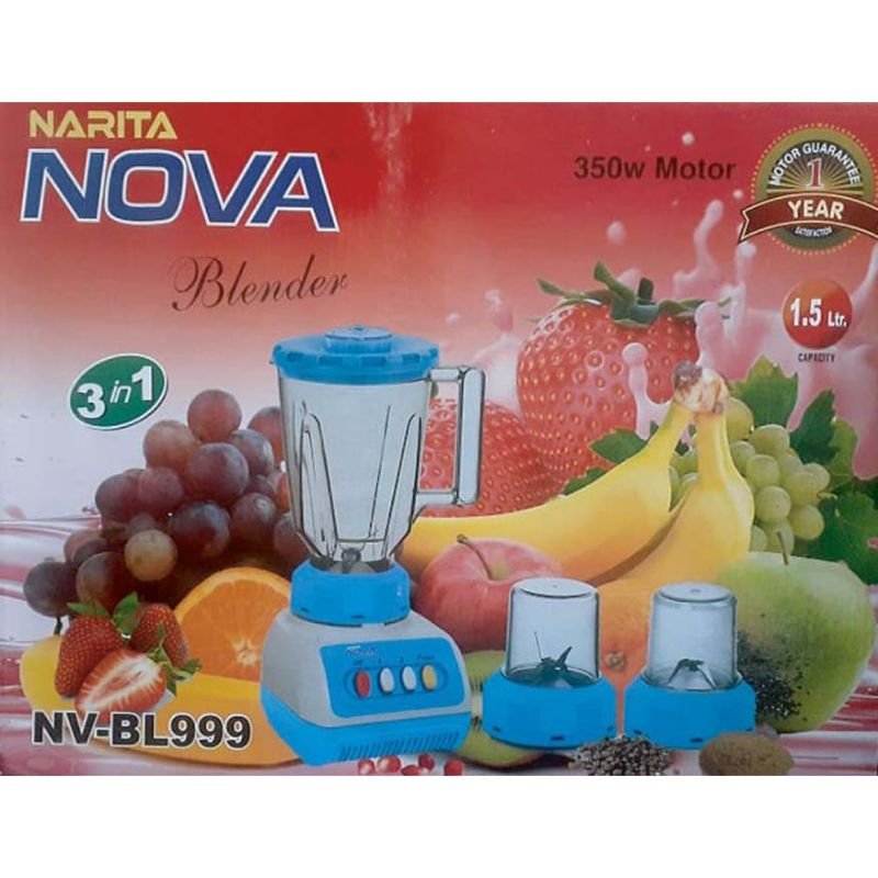 Fine Nova Blender Mixer 3 in 1 NV_BL_999 350 W