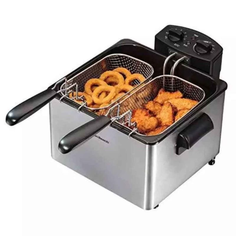 MIYAKO ELECTRIC DEEP FRY 2/1 BASKET COMMERCIAL AND WALL DF-5416