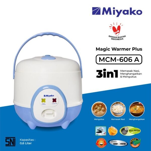 MIYAKO RICE COOKER AND MAGIC WORKER PLUS MCM-606A