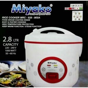 MIYAKO 2.8 LTR FOOD WORKER RICE COOKER MRC-928 MSIA