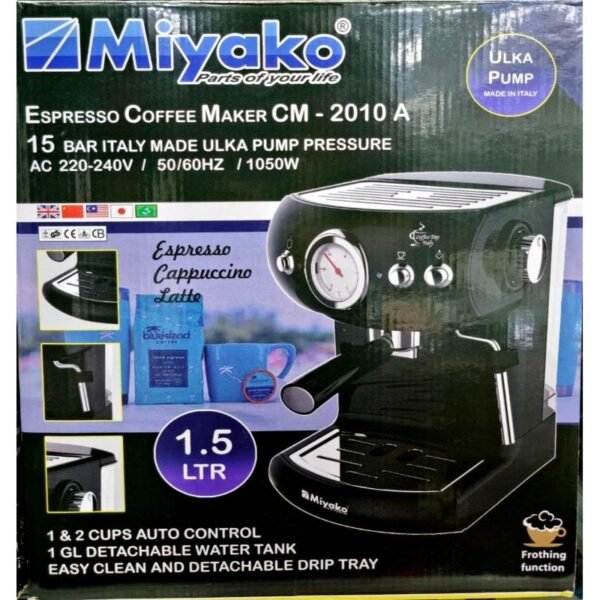 MIYAKO'S ESPRESSO COFFEE MAKER CM-2010 / MIYAKO ESPRESSO COFFEE MAKER CM-2010A / CM-2010 A
