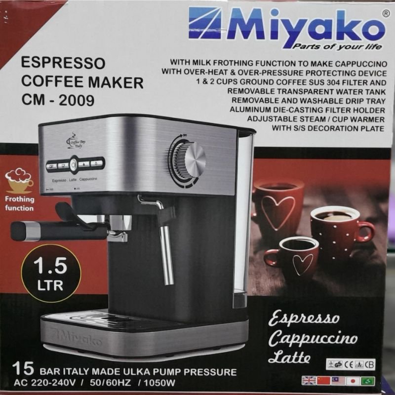 MIYAKO’S ESPRESSO COFFEE MAKER CM-2009