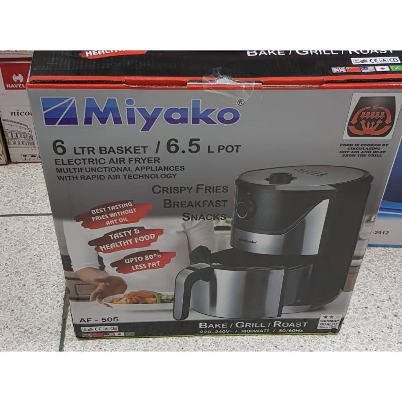 MIYAKO ELECTRIC AIR FRYER 6.5LTR AF-505