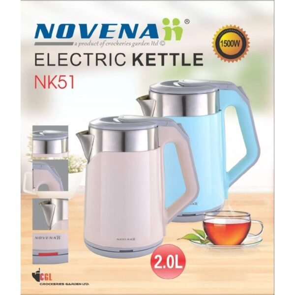 Novena Automatic Electric Kettle 2. Ltr. - Nk51