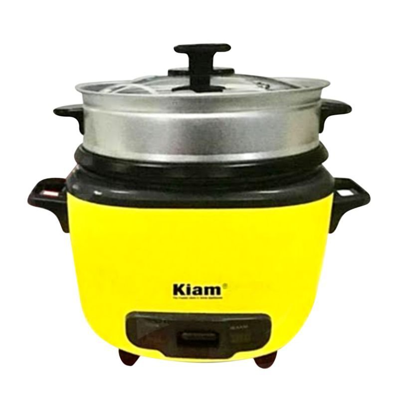 Kiam Premium Luxury Drum Rice Cooker 2.8L-(Dobule Pot) – One Ss Pot & One Coating Pot