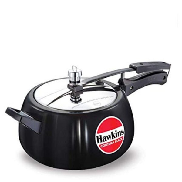 Hawkins Premium Luxury Contura Pressure Cooker 5 Ltr (Black)