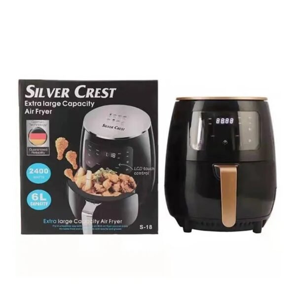 Electric Silver Crest Air Fryer 2400 Watts 6L