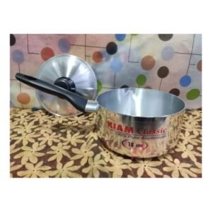Kiam 18cm Milk Pan/Pot Pure Aluminium Cookware With Aluminium Lid