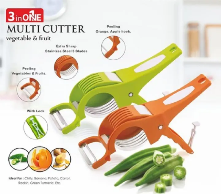 Vegetable Fruit Multi Cutter and Peeler