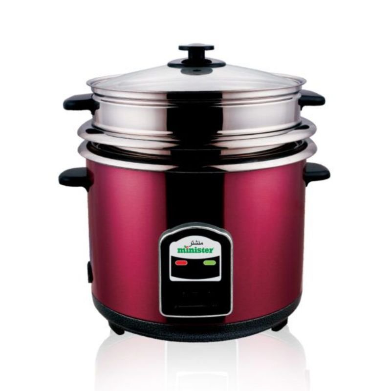 Minister Dobble Pot Rice Cooker- MI-RCR-3.0 LITER (Red)