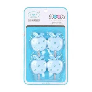 Apple Shape Wall Hooks - Sky Blue